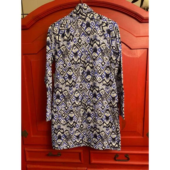 NWT Lilly Pulitzer Small UPF 50+ Skipper Popover Dress Beckon Blue Oh My Cod - Picture 3 of 5